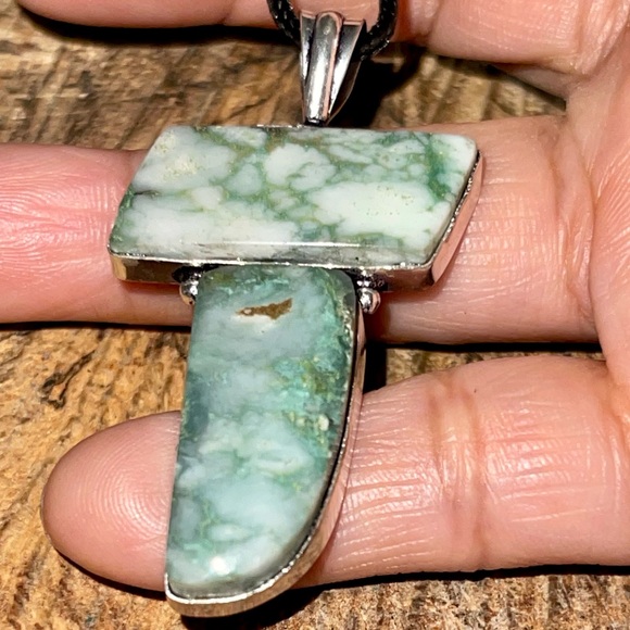 Two- Layer Mariposite Pendant 2 1/4” - Picture 7 of 11